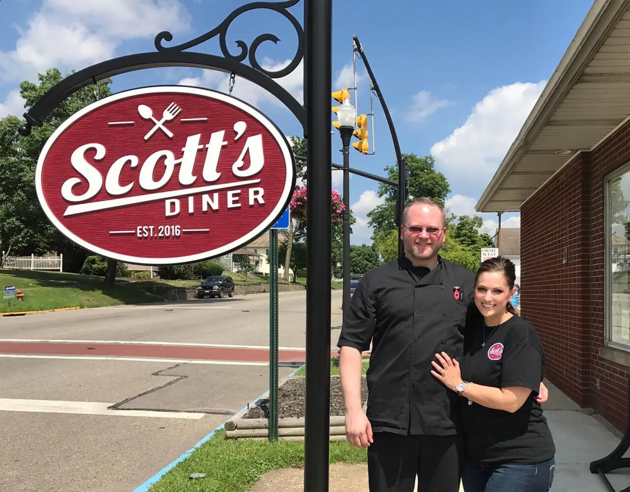 Scott's Diner Keith and Alisha